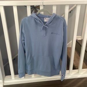 Light blue champion hoodie